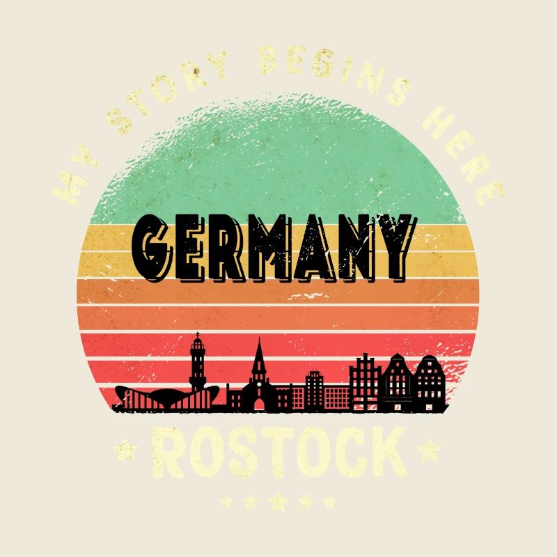 Rostock Allemagne Skyline Design