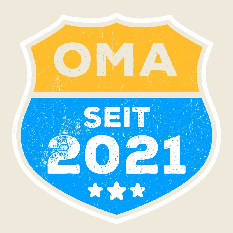 Seniorin Oma Großmutter Statement Ruhestand