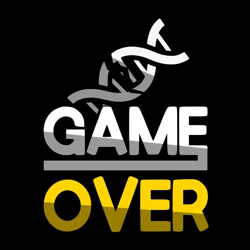 GAME OVER (Gelb) + DNA - Gaming