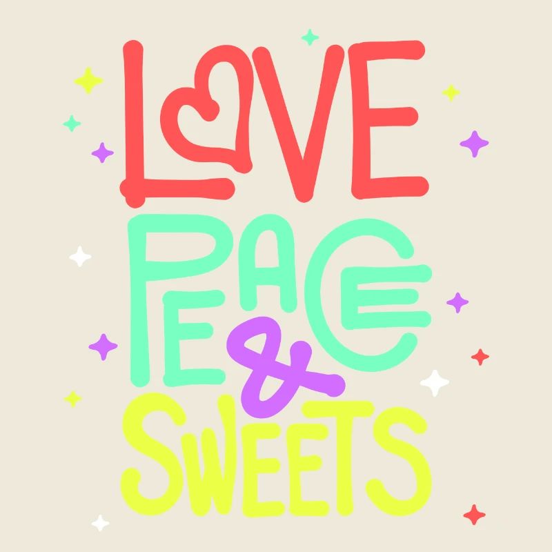 Sweets Statement Dessert avec une dent sucrée