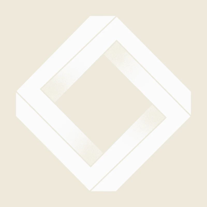 Losange impossible blanc