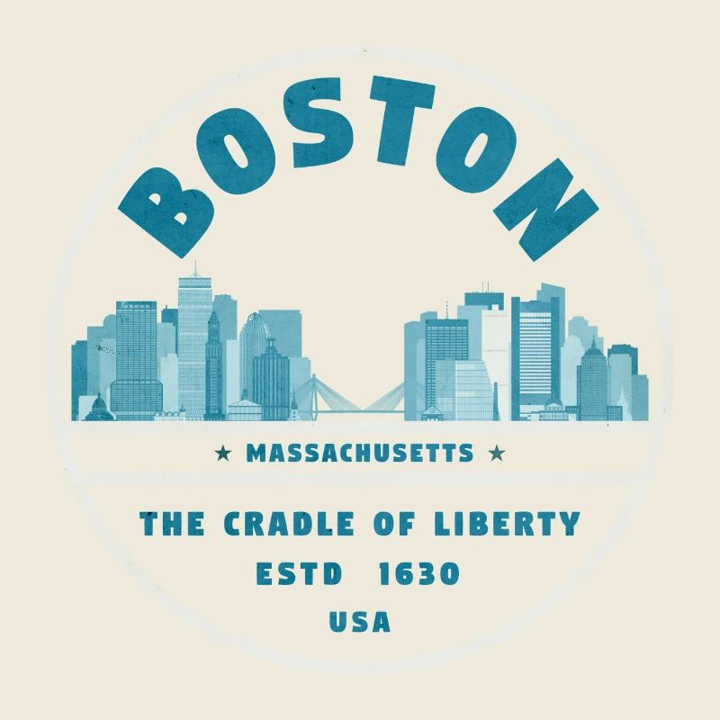 Insigne de la Skyline de Boston Liberty