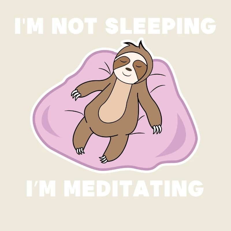 Urwald Schlafen Faultier Statement Chillen Tier