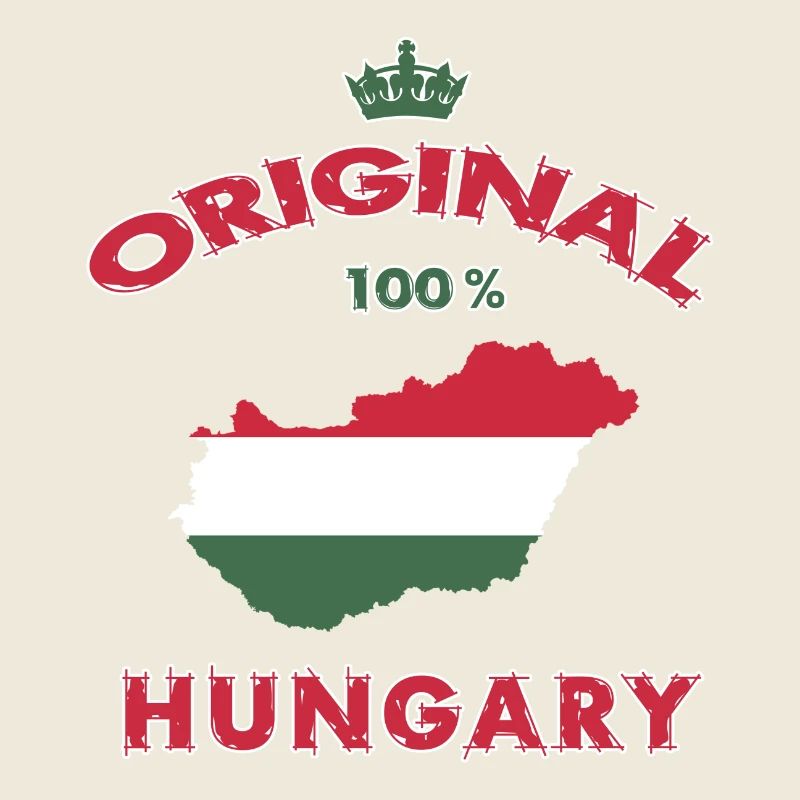 Ungarn Original 100% Flaggen Design
