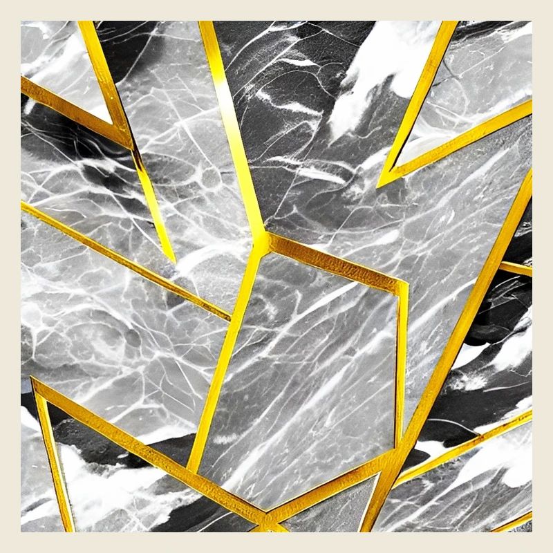 Marmor Schwarz-Weiß Gold Textur