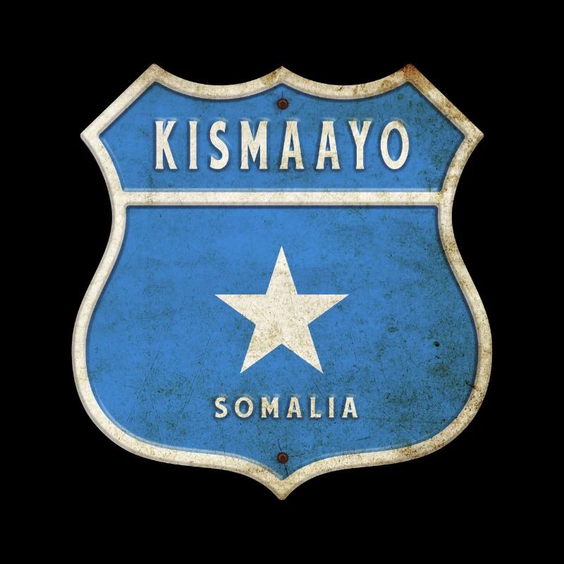 Kismaayo Somalie Armoiries Drapeaux