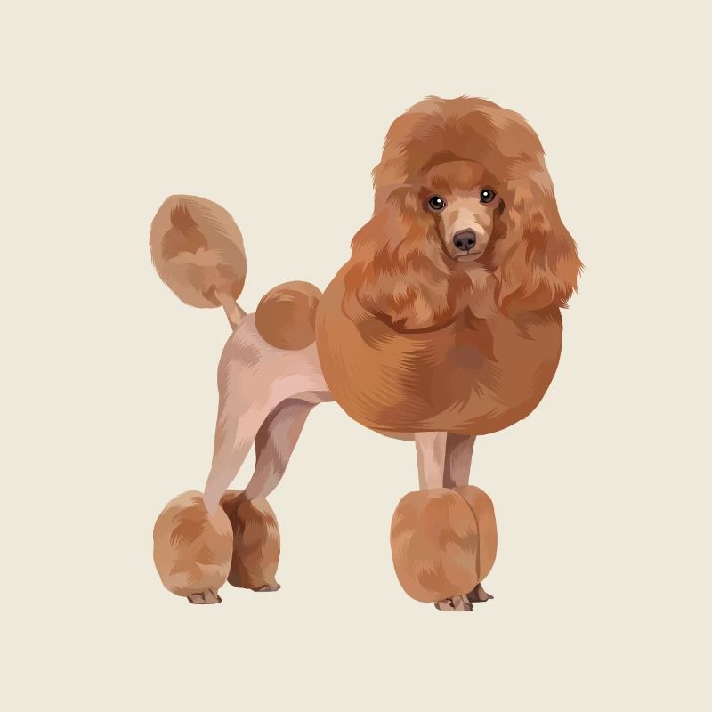 Chien caniche standard