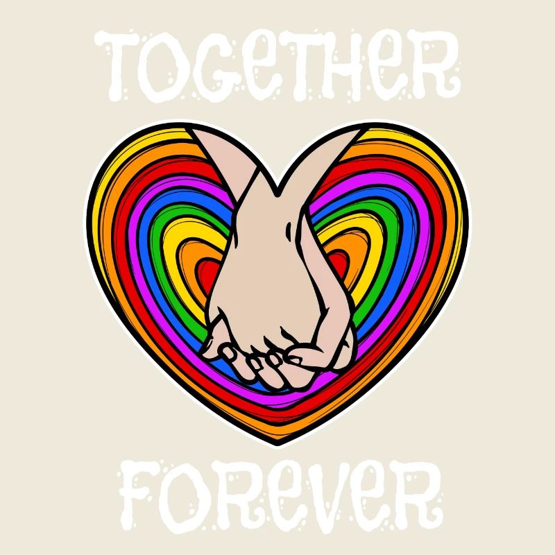 Bisexual Rainbow Lgbt Statement Heart Relationship