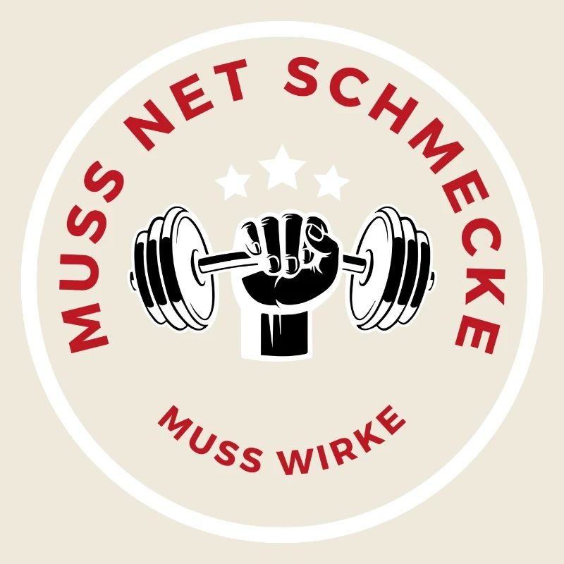 Muss net schmecke, muss wirke!