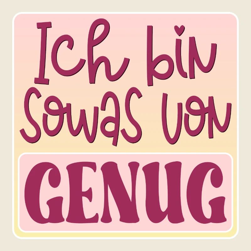 AFFIRMATION MINDSET - ICH BIN GENUG SPRUCH