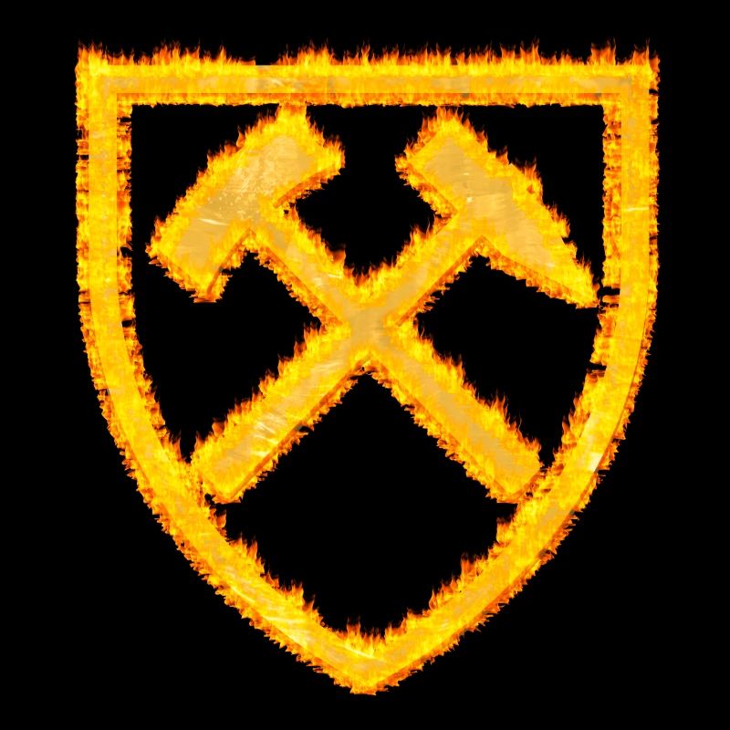 Hammer and Mallet Mining Coal Dortmund