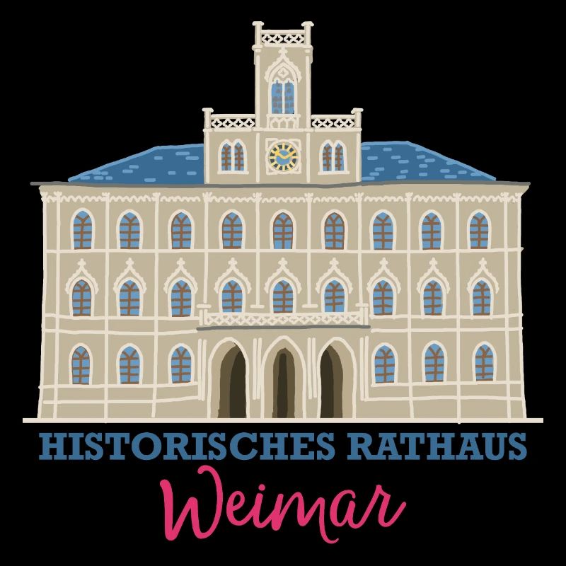 Weimar, Historisches Rathaus, Deutschland