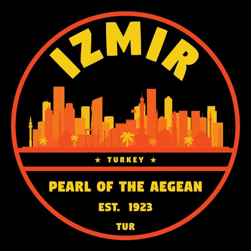 Izmir Skyline Badge – Perle der Ägäis