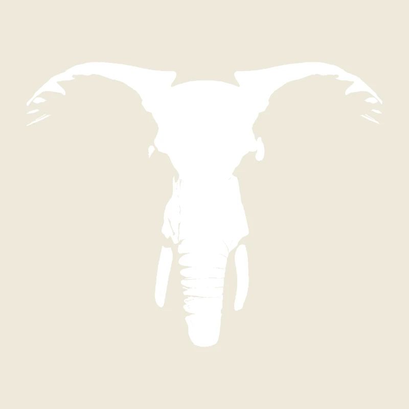 Afrikanischer Elefantenkopf