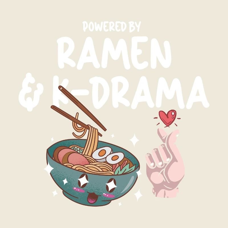 Powered by ramen and K-drama