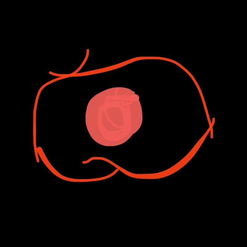 Œil artificiel rouge