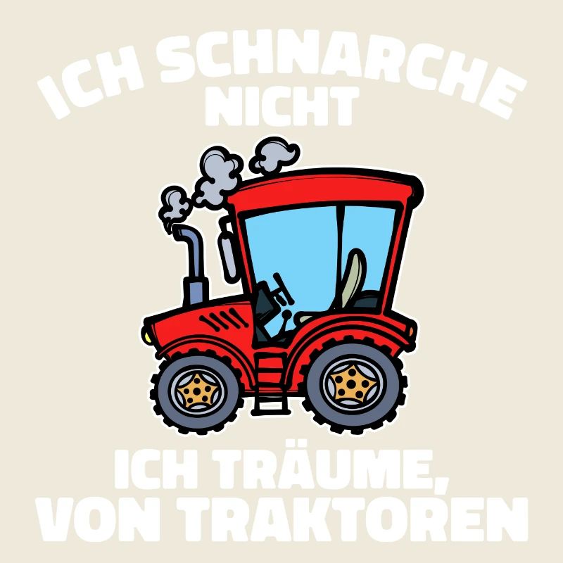 Biobauer Kraftfahrzeug Schlepper Traktor Statement
