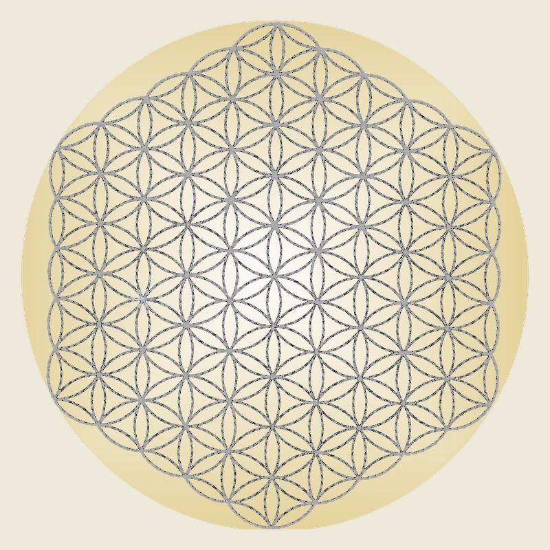Fleur de Vie Argent - 5ème Dimension - Mandala