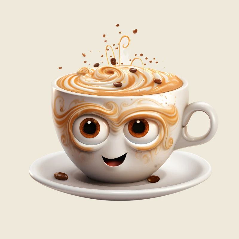 Süße Kaffeetasse