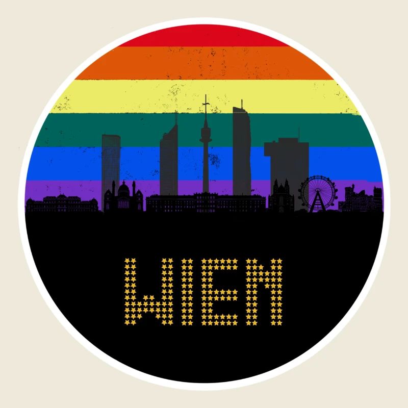 Wien Regebogen Skyline