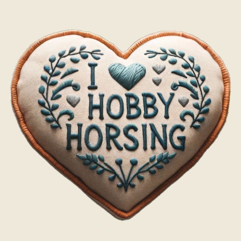 "I Love Hobby Horsing" Herz