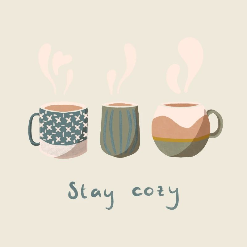 Cozy hot drinks