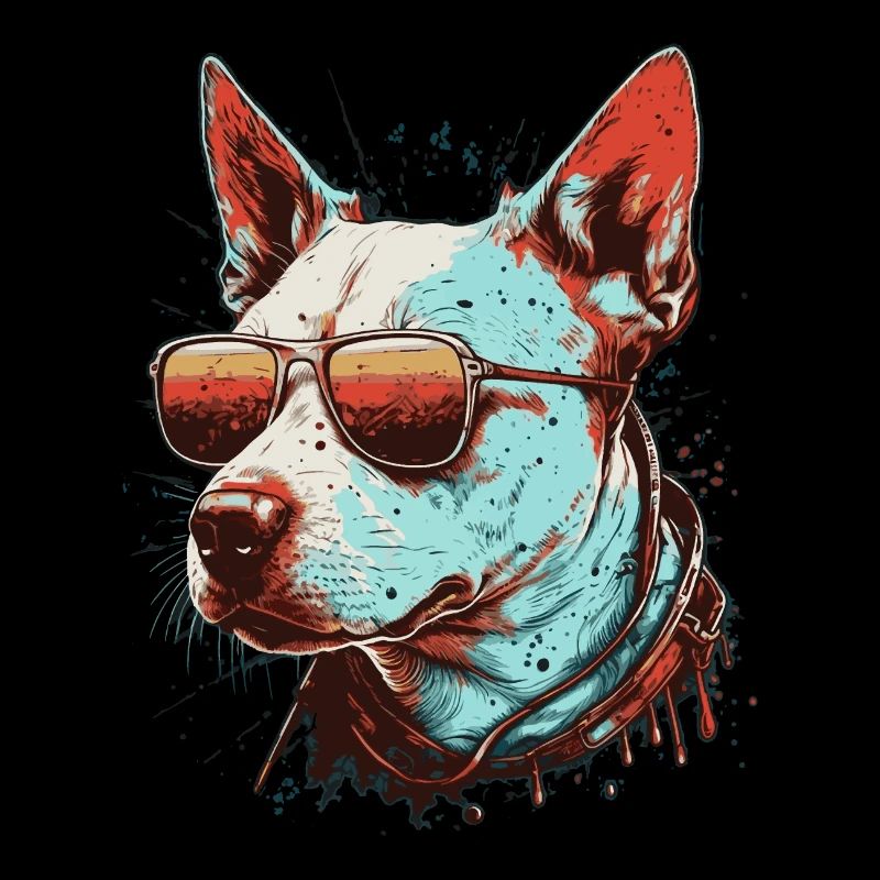 Cooler Englischer Bullterrier