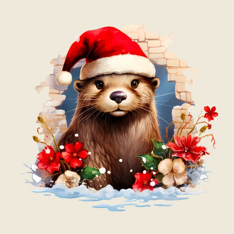 Loutre de Noël