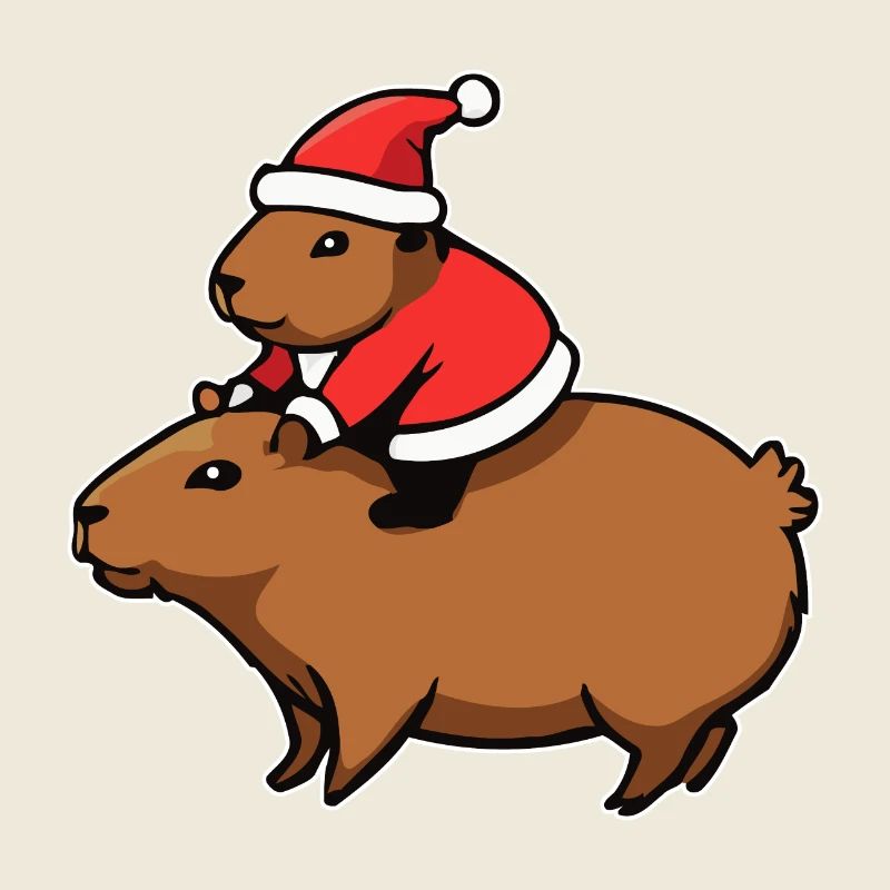Capybara Weihnachten