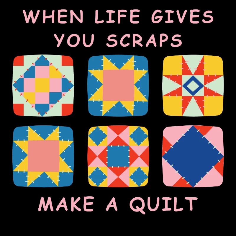 Wenn das Leben dir Fetzen gibt, mach einen Quilt