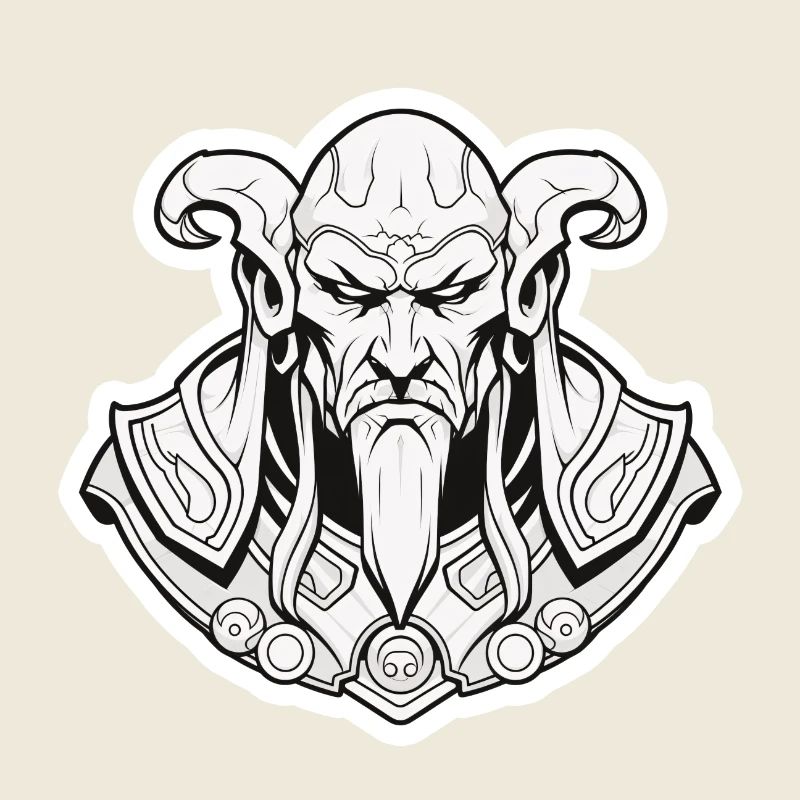 Dark Wizard Crest Fantasy RPG Shirt