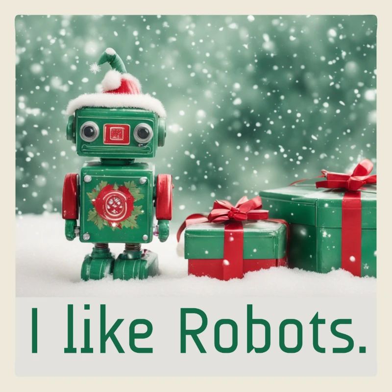 Comme les robots Jouet de Noël Rétro Cadeaux Mignon