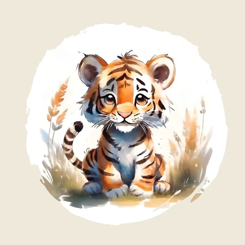 Aquarelle de tigre