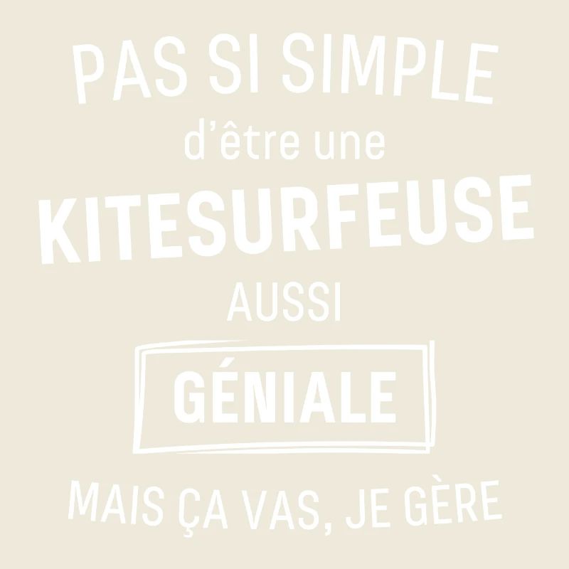 Kitesurfeuse GÉNIALE