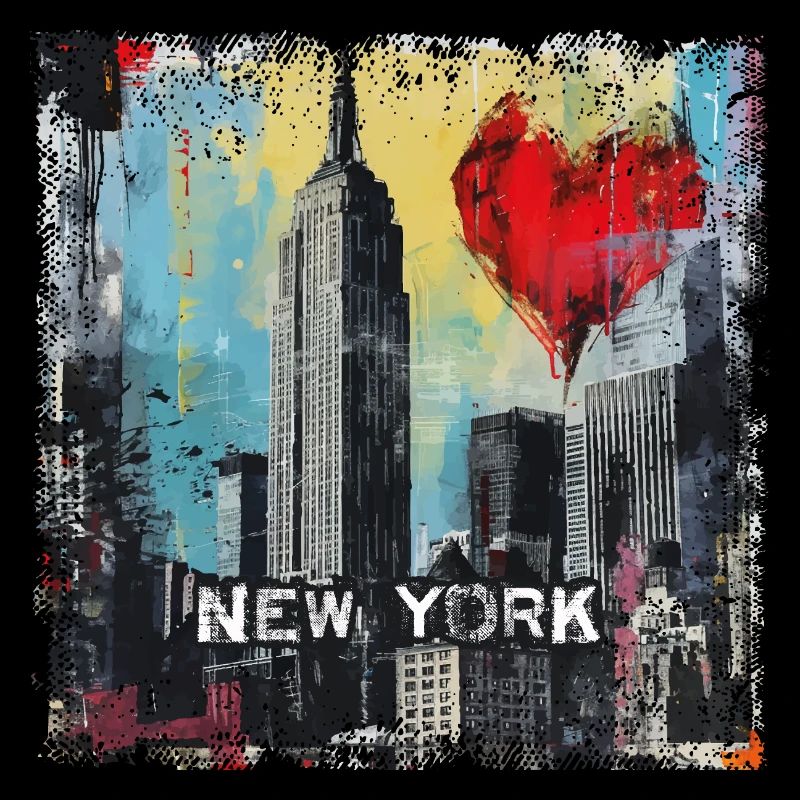 New York, retro, vintage - Valentinstag