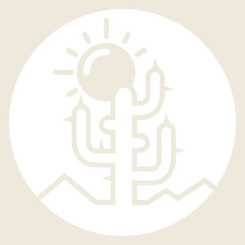 cactus logo desert minimal flat design icon icon