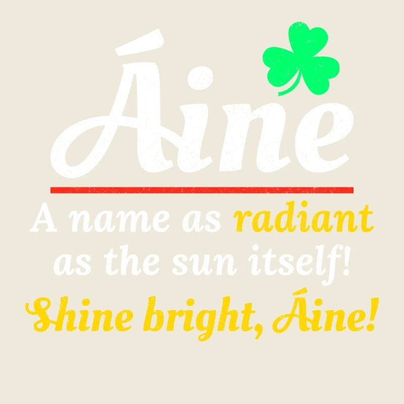 Lustiger irischer Mädchenname: Áine - Strahlender Name