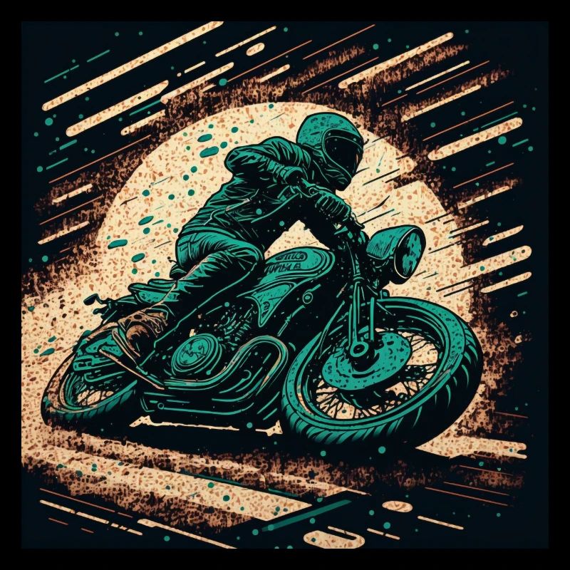 Caferacer dark green