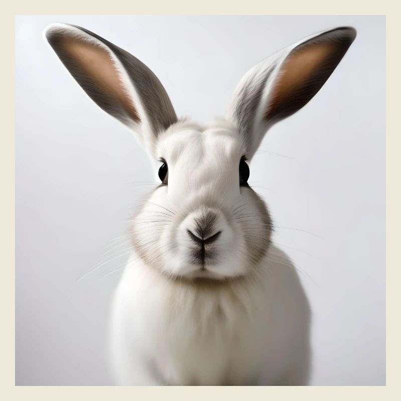 Illustrated White Rabbit