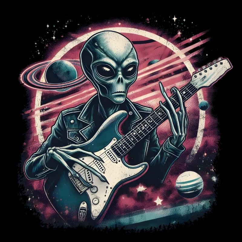 Rock and Roll Alien in Space