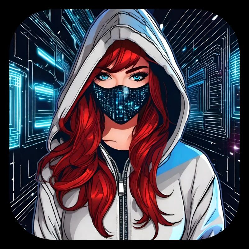 Fille cyberpunk cool V