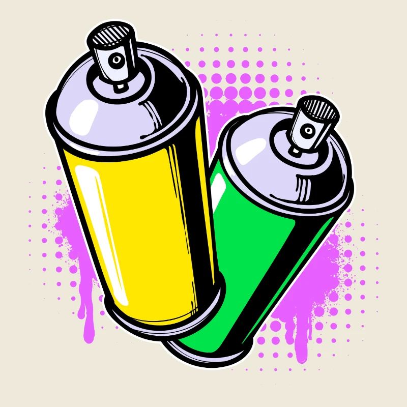 Sprayer Spraydose Street Art Graffiti Kunst