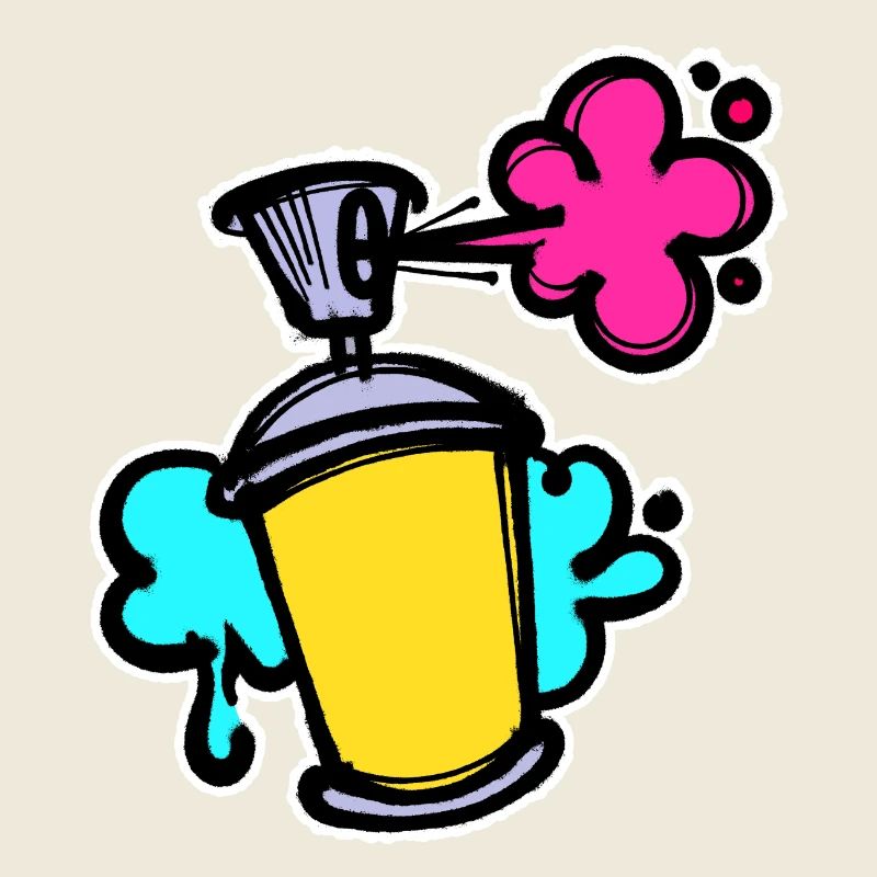 Graffiti Sreet Art Spray Can Sprayer Wildstyle