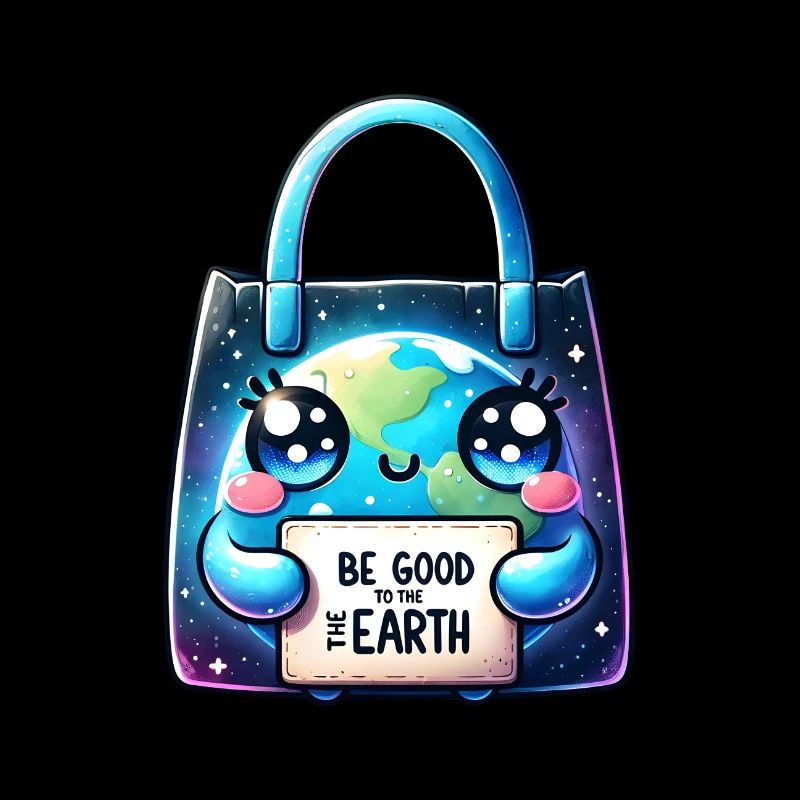 Be Good To The Earth Reusable Tote Bag Earth Day