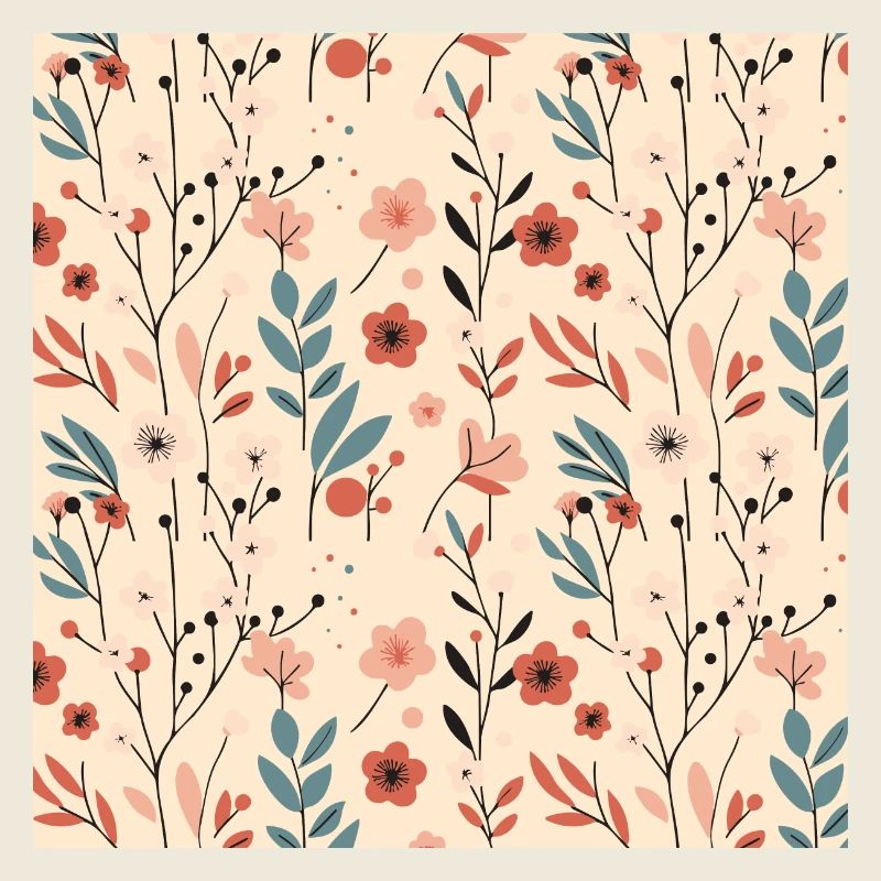 Floral Floral Pattern Spring Summer Flowers 2