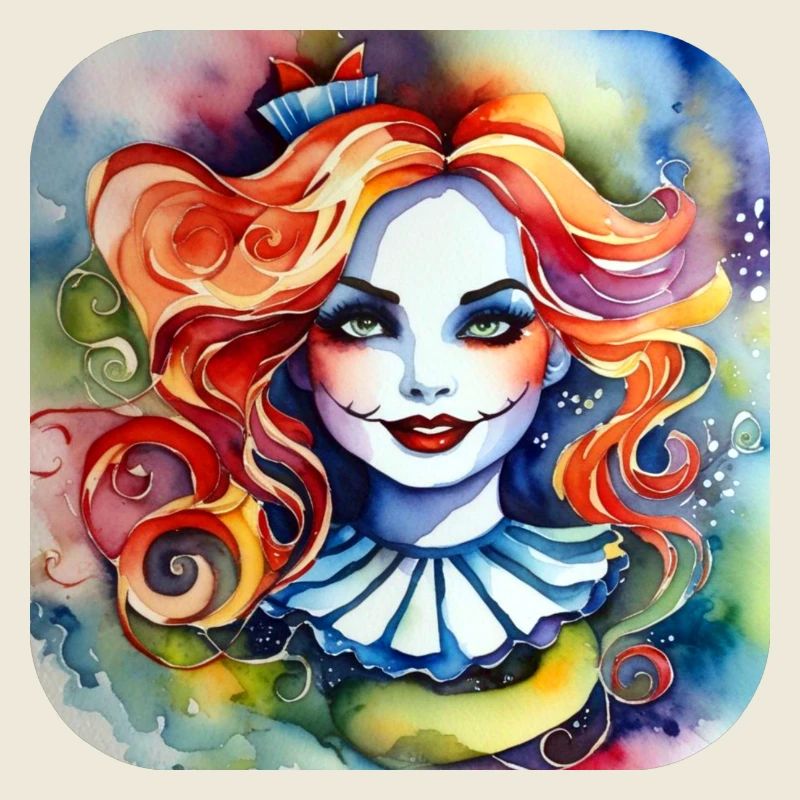 Cool Harlequin Gothic Girl