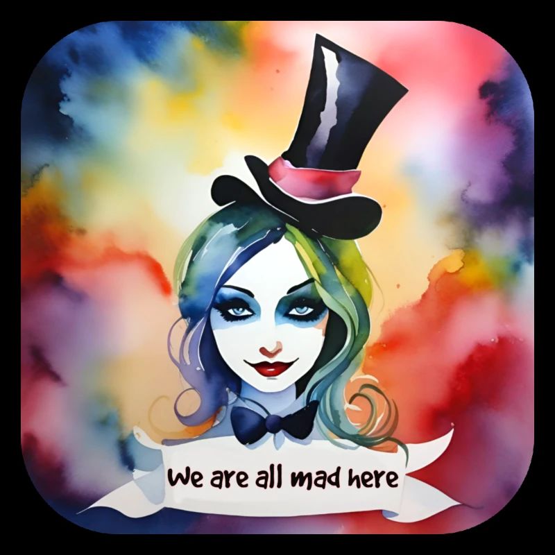 Cooles Harlequin Gothic Mädchen