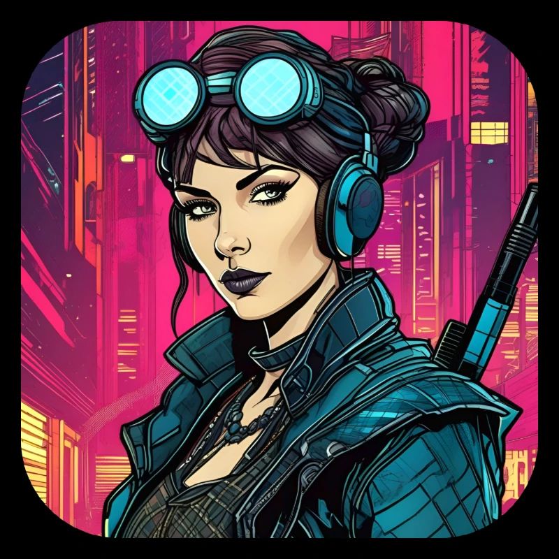 Fille Cyberpunk cool VX