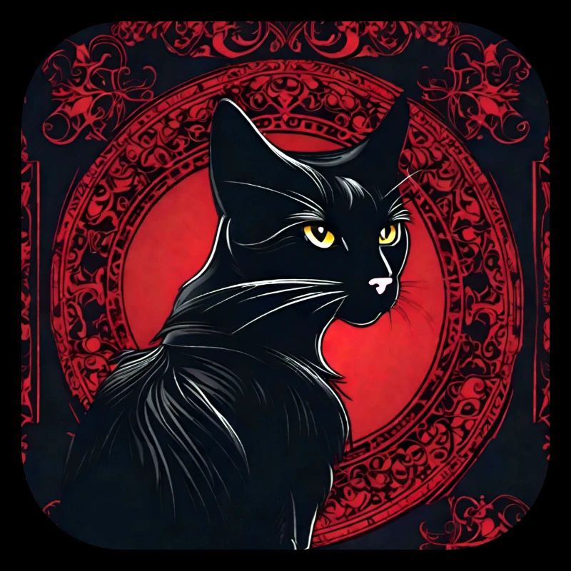Mystical Black Cat