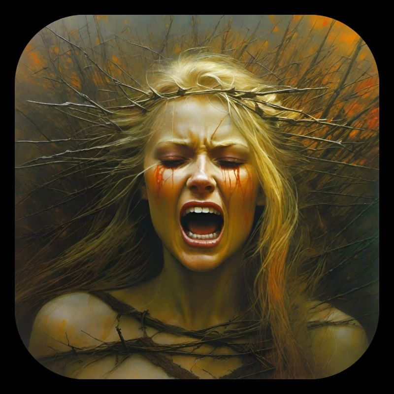 Horror Women Face Banshee